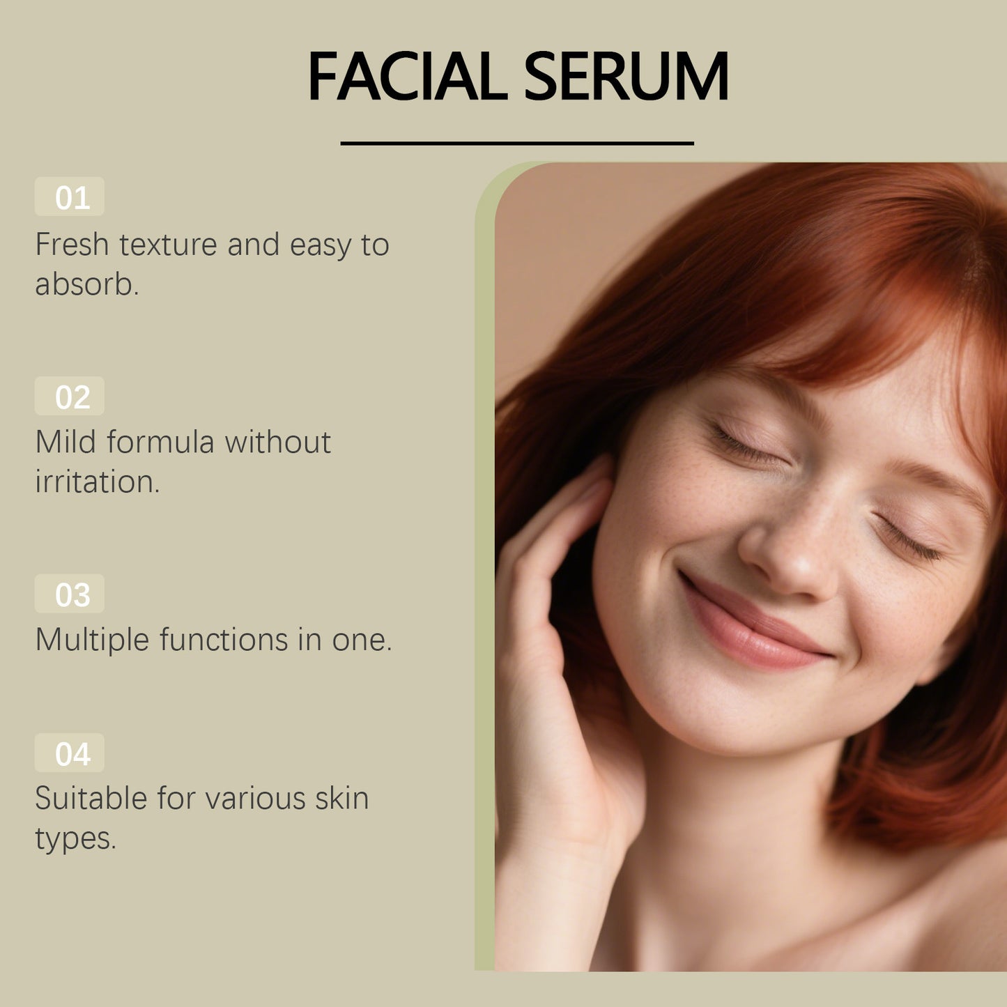 Copper Peptide Serum Anti Wrinkles Aging Tightening Rejuvenating Lifting Firming Moisturizing Brightening Facial Skin Cosmetics